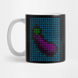 Pixelated Eggplant Mug